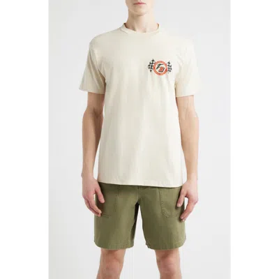 Brixton Goodyear Speedway Graphic T-shirt In Neutral