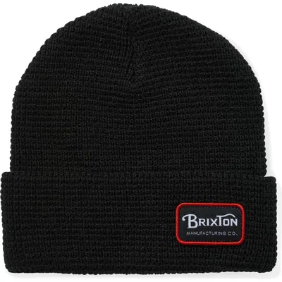 Brixton Grade Cuffed Beanie In Black