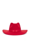 Brixton Harper Felt Hat In Red