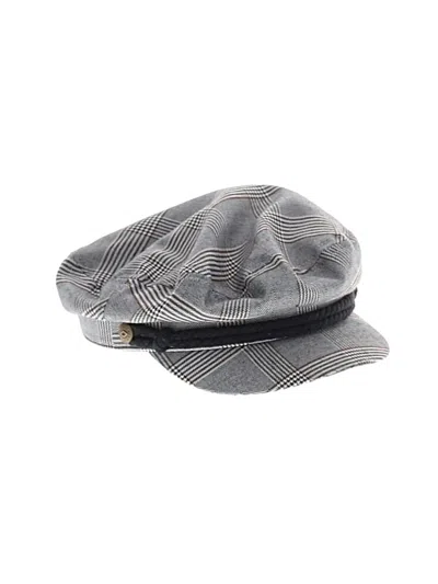 Pre-owned Brixton Hat In Gray