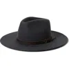 Brixton Hawkins Wool Cowboy Hat In Blue