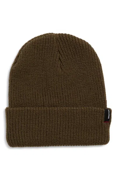 Brixton Heist Beanie In Brown