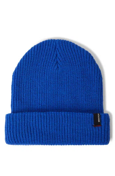 Brixton Heist Beanie In Blue