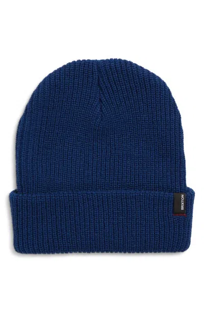 Brixton Heist Beanie In Blue