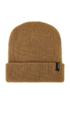Brixton Heist Beanie In Taupe