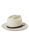 Brixton Hitch Ranch Wool Felt Fedora In Neutral