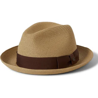 Brixton Horton Packable Straw Fedora