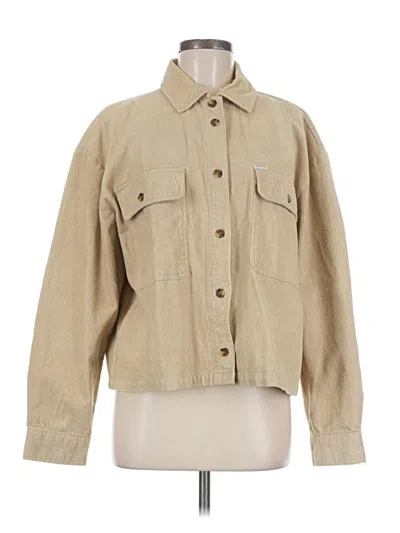 Pre-owned Brixton Jacket In Tan