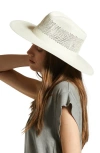 Brixton Jo Straw Rancher Hat In Panama White