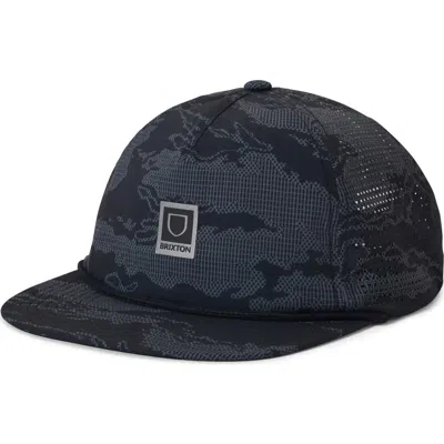 Brixton Journey Mp Performance Snapback Hat In Blue