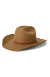 Brixton Laredo Wool Felt Cowboy Hat In Brown