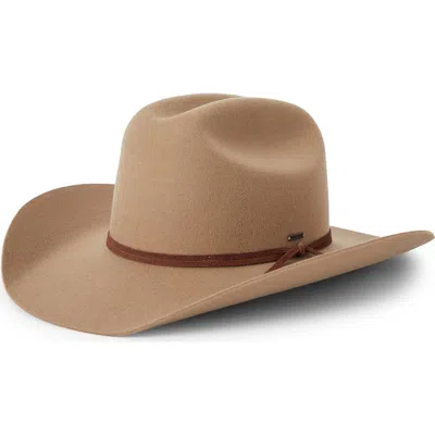 Brixton Laredo Wool Felt Cowboy Hat In Nude
