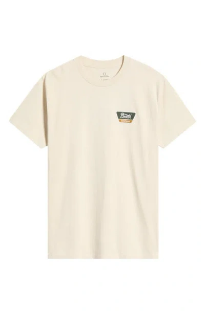 Brixton Linwood Logo Graphic T-shirt In Pink