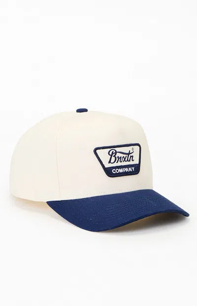 Brixton Linwood Snapback Hat In Navy In Multi