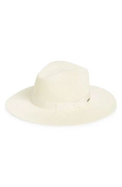 Brixton Lyons Packable Fedora In Natural