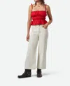 Brixton Margo Cropped 5-pocket Pant In Off White