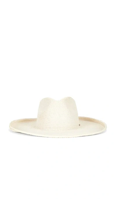 Brixton Marlow Straw Rancher Hat In Bone
