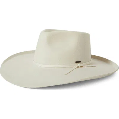 Brixton Marlow Wool Felt Rancher Hat In Neutral