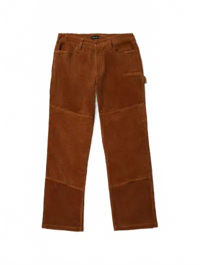 Brixton Men's Builders Carpenter Pant In Copper In Brown