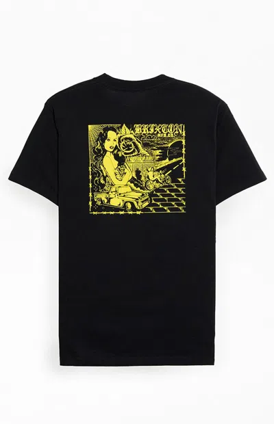 Brixton Men's Cisco Standard T-shirt In Black