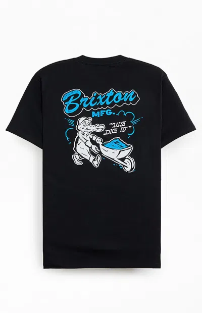 Brixton Men's Dig It T-shirt In Black