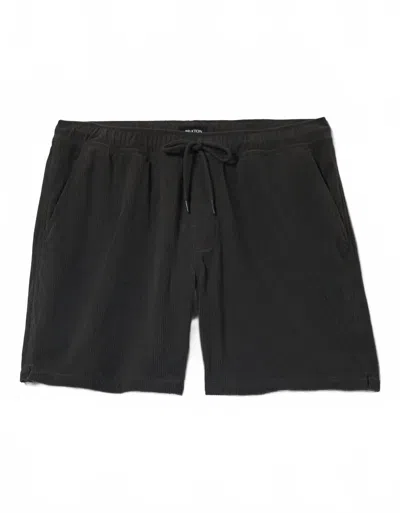 Brixton Men's Everyday Madrid Ii Corduroy Short In Black