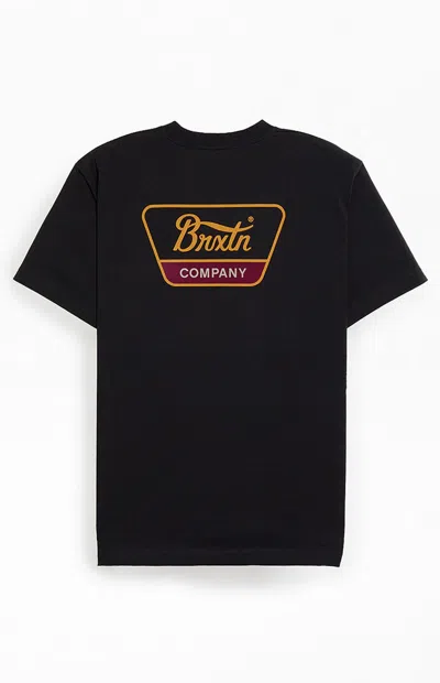 Brixton Men's Linwood Logo T-shirt In Black