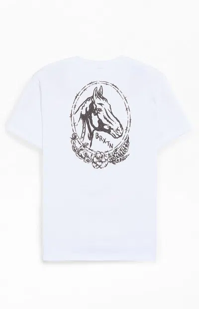 Brixton Men's Marley Horse T-shirt In White