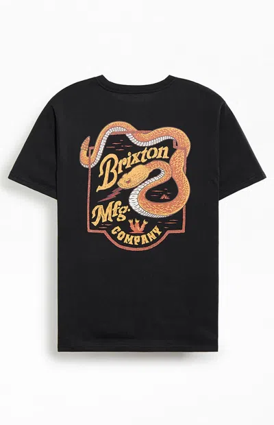 Brixton Men's Rothwell Tailored T-shirt In Black In Blue