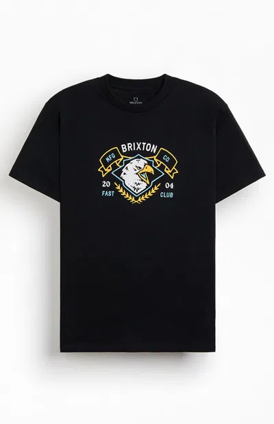 Brixton Men's Ruckett T-shirt In Black