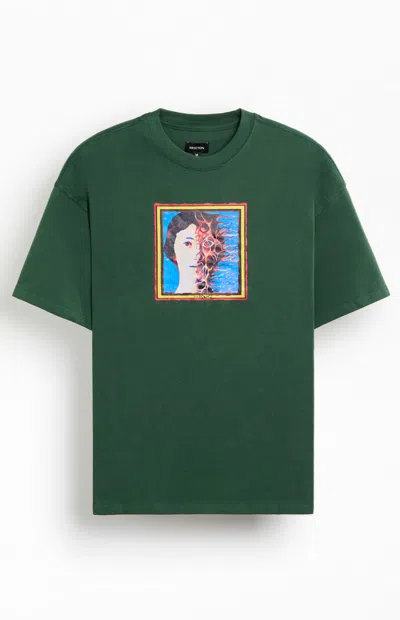 Brixton Men's Transform Oversized T-shirt In Green