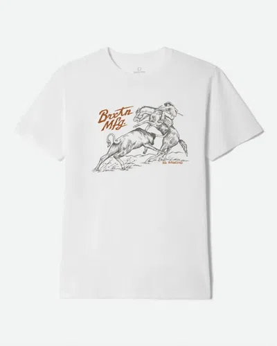 Brixton Men's Wellston T Shirt In White