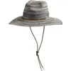 Brixton Mitch Packable Sun Hat In Brown