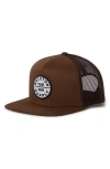 BRIXTON BRIXTON OATH LOGO PATCH SNAPBACK TRUCKER HAT