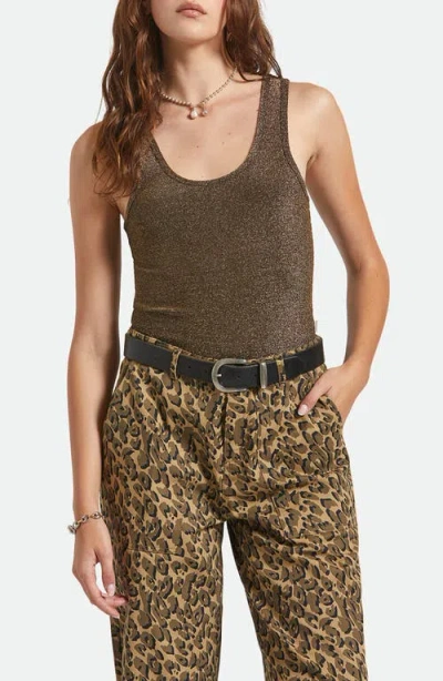 Brixton Off Duty Tank In Brown