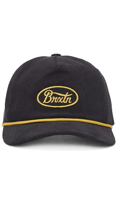 Brixton Parsons Netplus Snapback In Black