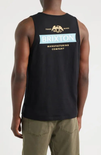 Brixton Pinnacle Graphic Tank Top In Black
