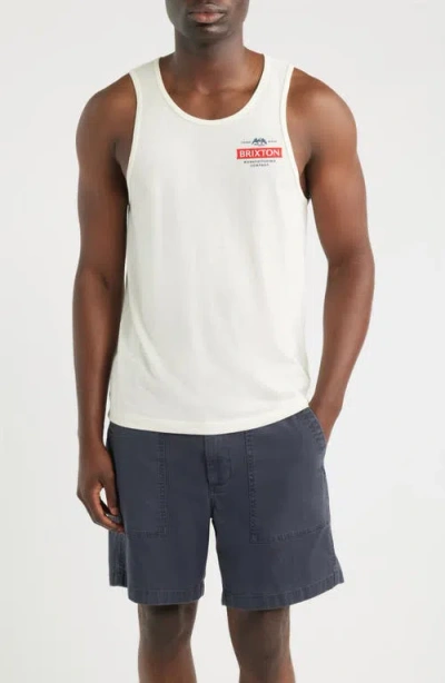 Brixton Pinnacle Graphic Tank Top In White