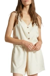 Brixton Polanco Button-up Tank In White Smoke