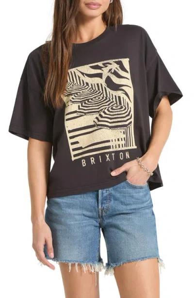 Brixton Poolside Boxy Cotton Graphic T-shirt In Multi