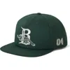 Brixton Predator Embroidered Snapback Baseball Cap In Green