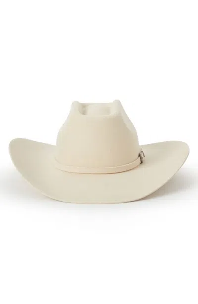 Brixton Prescott Wool Felt Cowboy Hat In Neutral