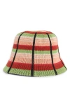 Brixton Redding Packable Knit Bucket Hat In Multi