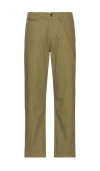 Brixton Relaxed Trouser Pant In Olive Surplus