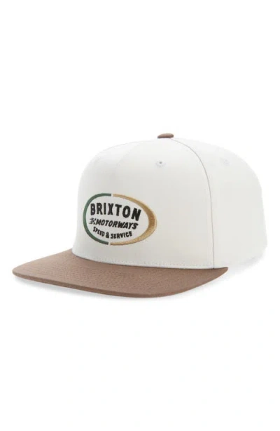 Brixton Rhett Snapback Hat In Pattern