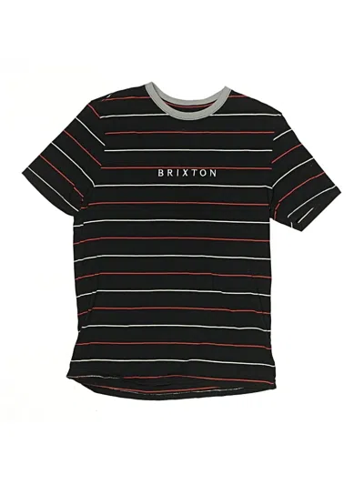 Pre-owned Brixton Kids'  Short Sleeve T-shirt In Black