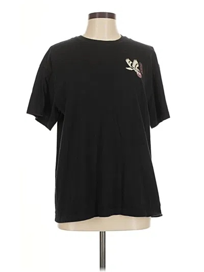 Pre-owned Brixton Short Sleeve T-shirt In Black