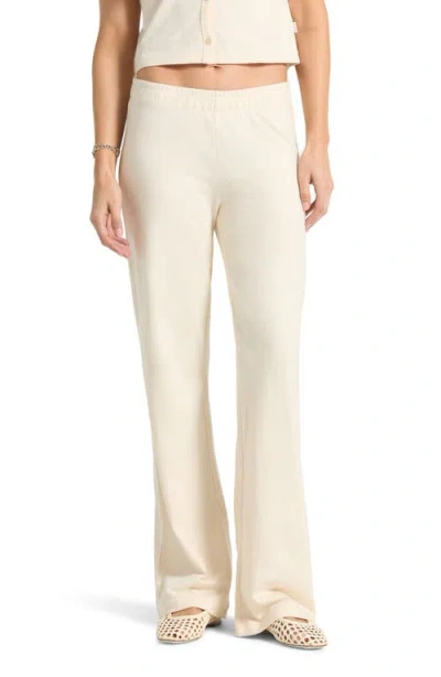 Brixton Siesta Wide Leg Knit Pants In Animal Print