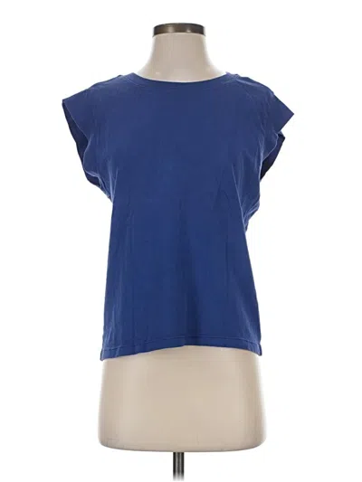 Pre-owned Brixton Sleeveless T-shirt In Blue