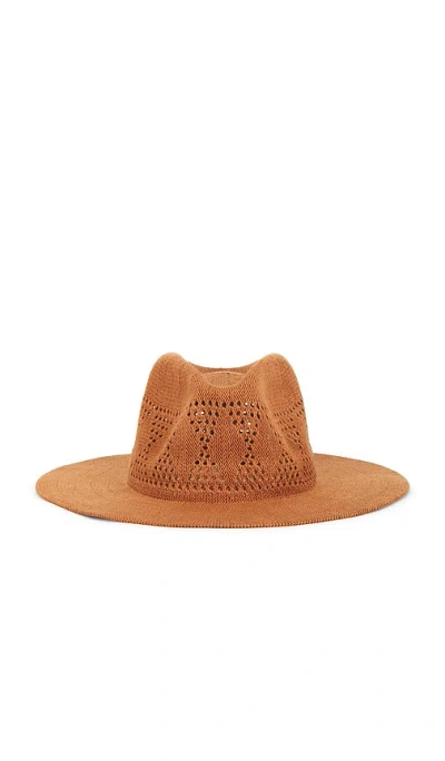 Brixton Sophia Knit Packable Hat In Caramel